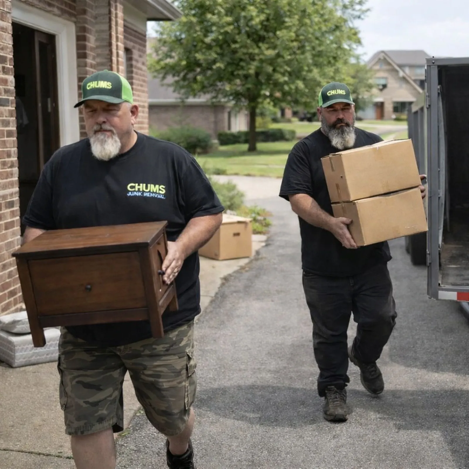 Chums Junk Removal handling an estate cleanout in Northwest Arkansas